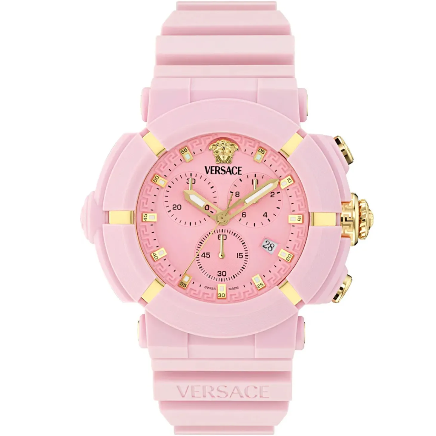 Versace Uhr V-Real Active Chrono Rosa VE0L00425