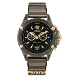Versace Unisex Chronograph New Icon Active 44 mm Anthrazit VE8P01125