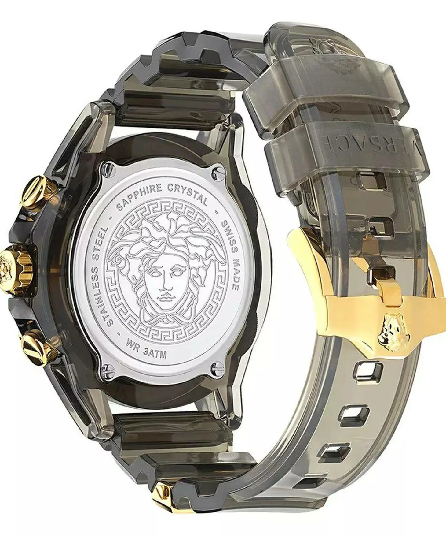 Versace Unisex Chronograph New Icon Active 44 mm Multicolor VE8P00224