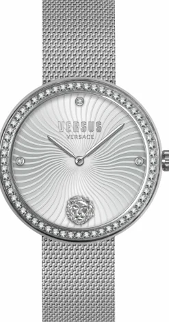 Versus by Versace Damen Armbanduhr Lea 35 mm Armband Edelstahl VSPEN2821