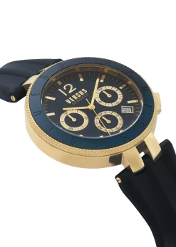 Versus Versace Herren Armbanduhr LOGOGENT CHRONO STAINLE STEELBLUEDIALBLUESTRAP VSP762218