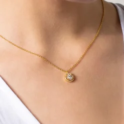 Xenox Damen 925 Sterling Silber Halskette XS7065G