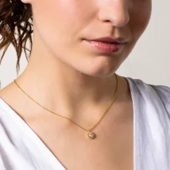 Xenox Damen 925 Sterling Silber Halskette XS7065G