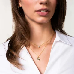 Xenox Damen 925 Sterling Silber Halskette XS7347G