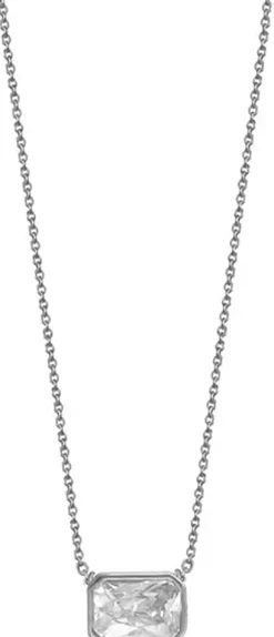 Xenox Damen Collier mit Zirkonia Stein Sterling-Silber 925 XS7392