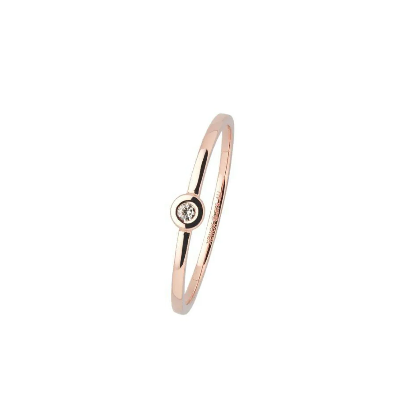 Xenox Damen Diamant Ring Größe 54 Rosegold XG4052R/54