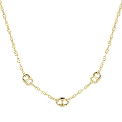 Xenox Damen Halskette Modern 45cm Gold XS91415G