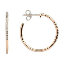 Xenox Damen Ohrringe mit Zirkonia Steinen Rosegold XS3525R