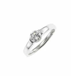 Xenox Damen Ring Solitaire (Silber)