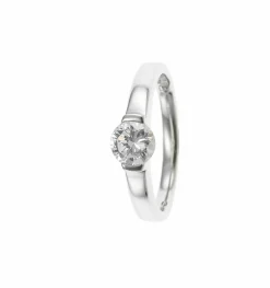 Xenox Damen Ring Solitaire (Silber)