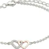 Xenox Damenarmband Love Story verschlungene Herzen Zirkonia Silber XS2929R