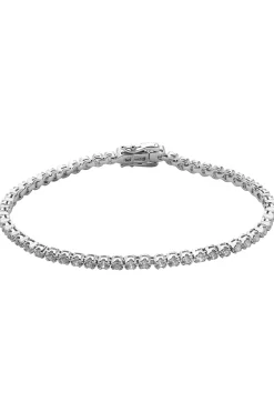 XENOX XS2044/M Damen Armband Sterling-Silber 925 Silber weiß Zirkonia 16,5 cm