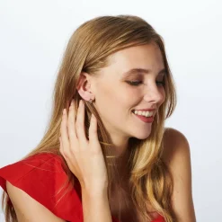 Xenox XS3738RN Ohrstecker Happy Hour Zirkonia Kreisform Rosé