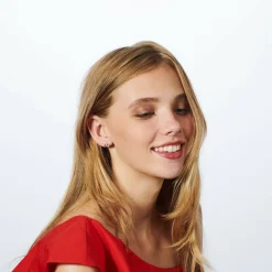 Xenox XS3740RN Ohrstecker Happy Hour Zirkonia Herzform Rosé