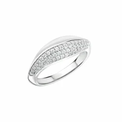 ZEEme Silver Silber 925 rhodiniert mit Zirkonia weiß Ring 41679091466334