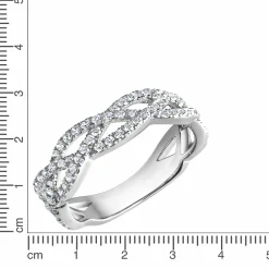 ZEEme Silver Silber 925 rhodiniert mit Zirkonia weiß Ring 41679088484446