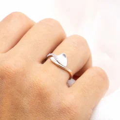 ZEEme Silver Silber 925 zweifarbig mit Zirkonia weiß Ring 41675919196254