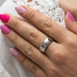 Zeeme Stainless Steel Edelstahl glanz poliert 8mm breit Ring 41677811843166