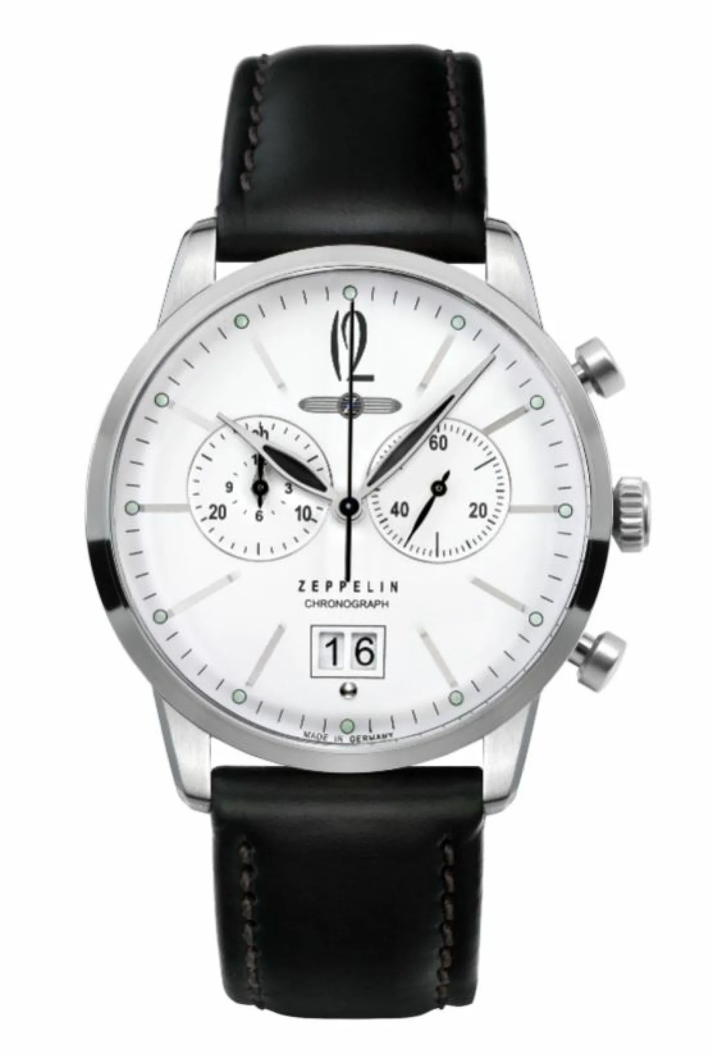 ZEPPELIN Herrenuhr Chronograph 7386-1 Flatline