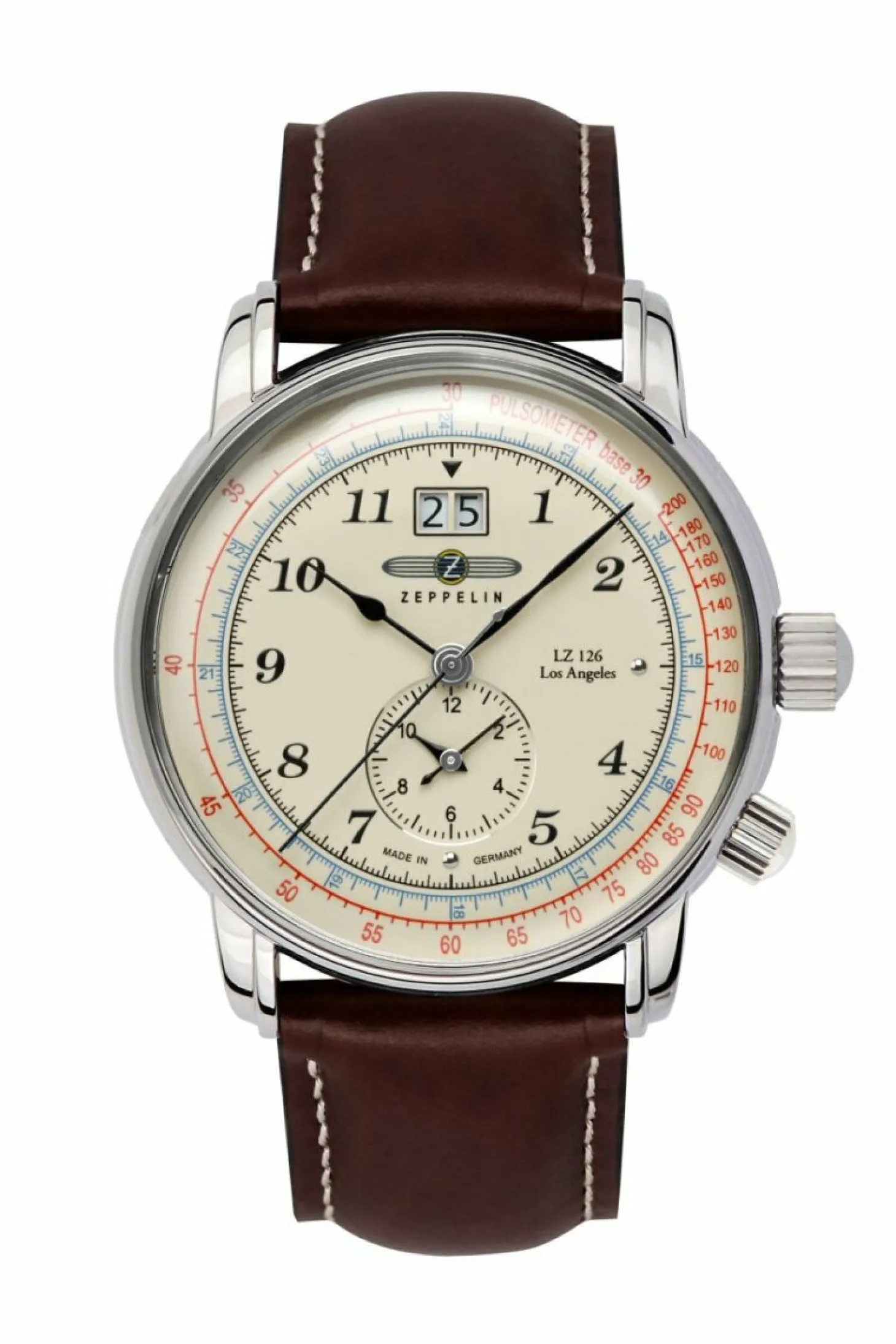 Zeppelin Herrenuhr " LZ 126 Los Angeles " 86445 inkl. Ersatzband